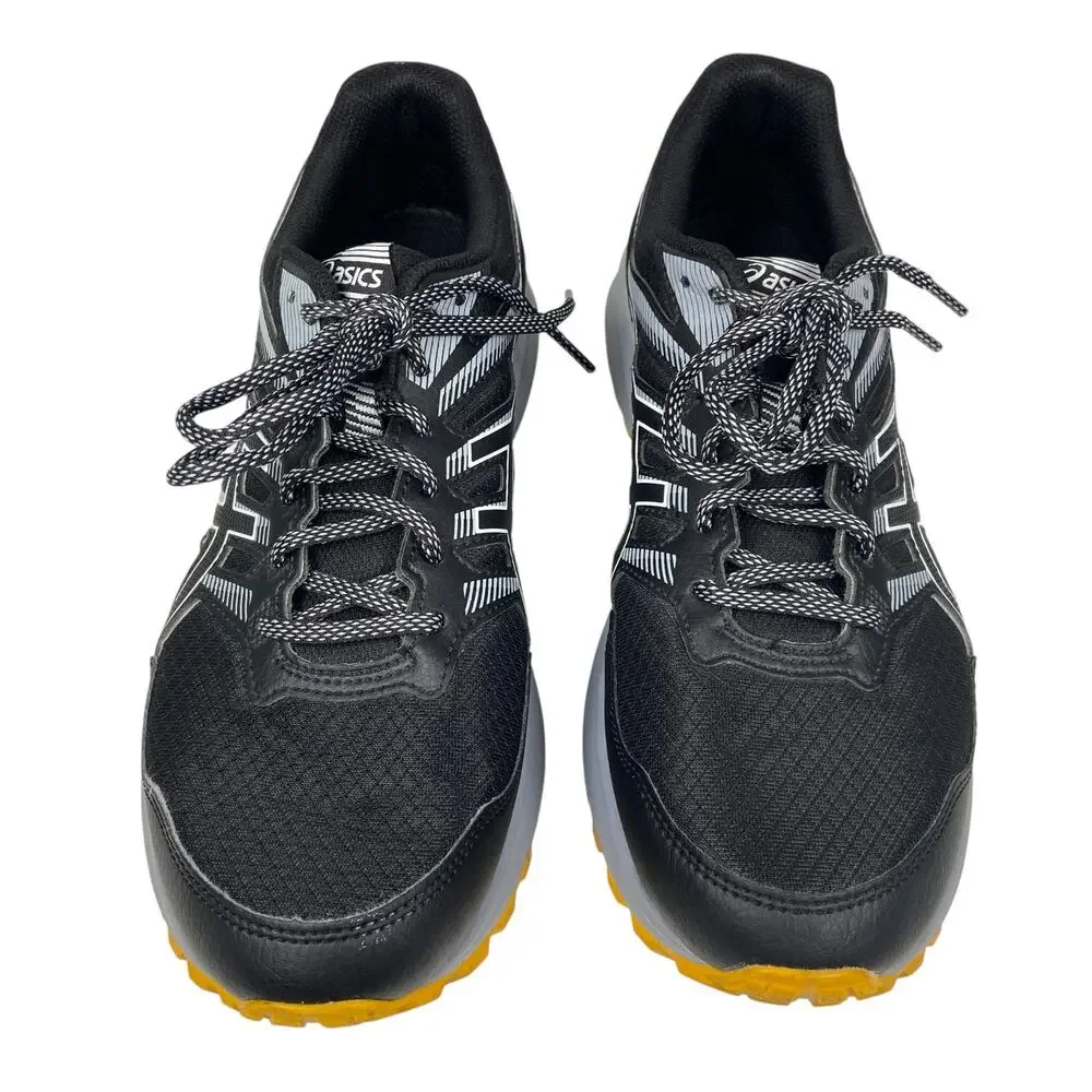 Asics Trail Scout 2 Running Shoes MenS Size 10.5 Black Yellow 1011B181 - Picture 4 of 9